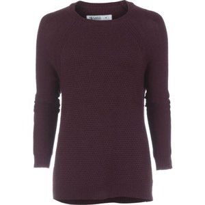 Carve Designs Cabin Sweater, Maroon, Size Small, Women's